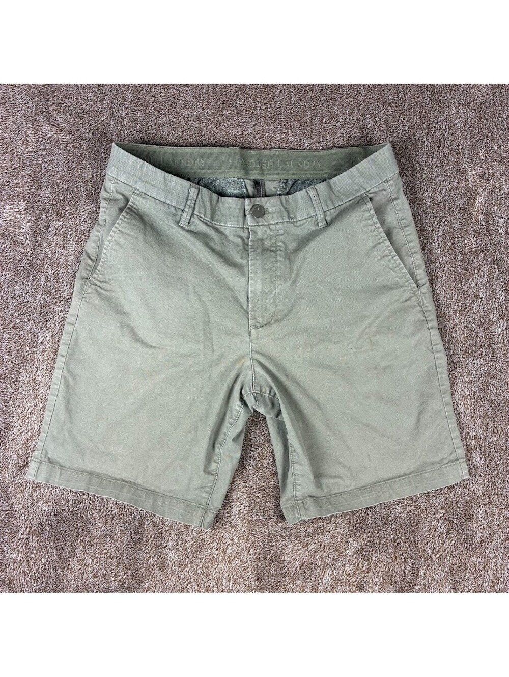 English Laundry  Olive Shorts Mens Size 30